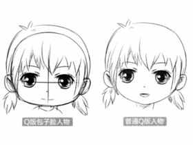 Q版漫画技法-7.运用圆和叉绘制头部