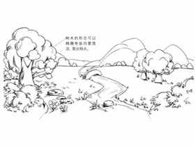 Q版漫画技法-162.Q版树木花卉的场景