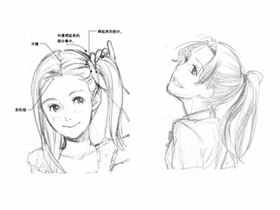 美少女漫画入门-26.发型的7大要素-梳起来 扎起来