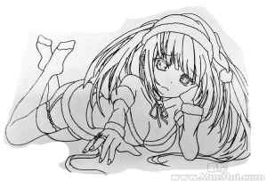 [新手练习线稿][约会大作战]时崎狂三 线稿[51P]