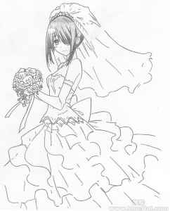 [新手练习线稿][约会大作战]时崎狂三 线稿[51P]