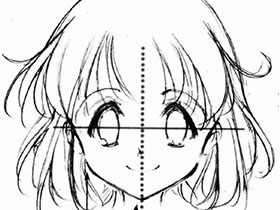 萌系美少女漫画技法-01.脸部绘制