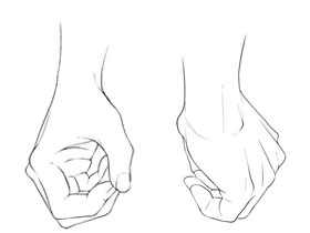 [新手练习线稿]半握拳全角度[38P]