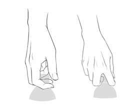 [新手练习线稿]手拔吸盘动作全角度[37P]