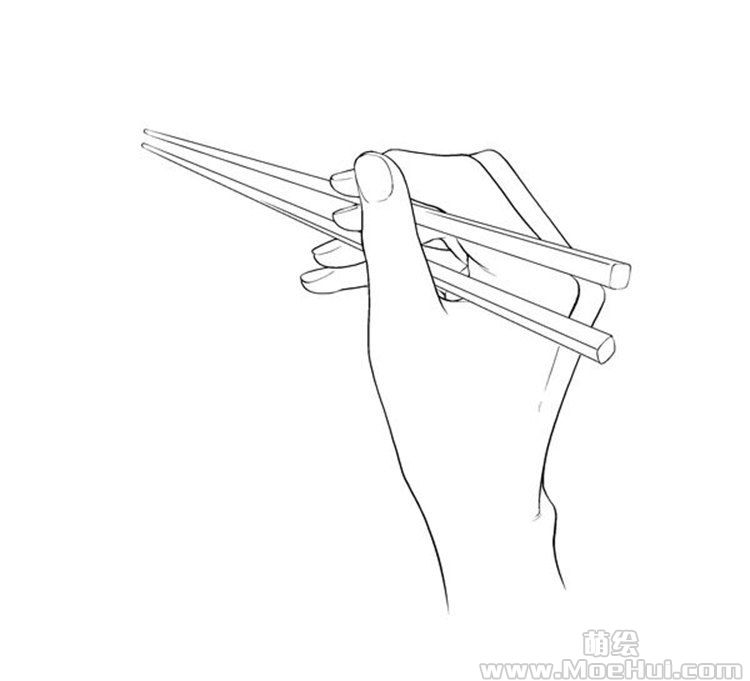 用筷子简笔画图片