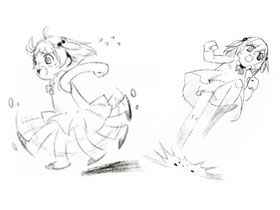 漫画技巧-动态效果线的运用