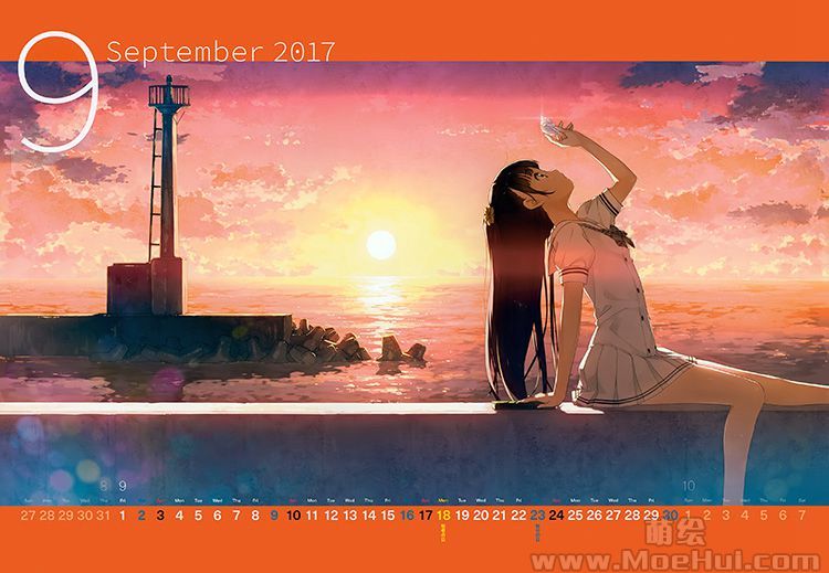 [画集][5年目の放課後(カントク)]Kantoku Calendar 2017[13P]