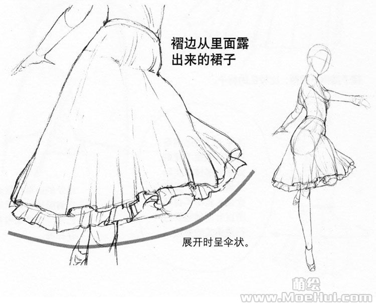 漫画服饰造型-34.裙子的完全攻略