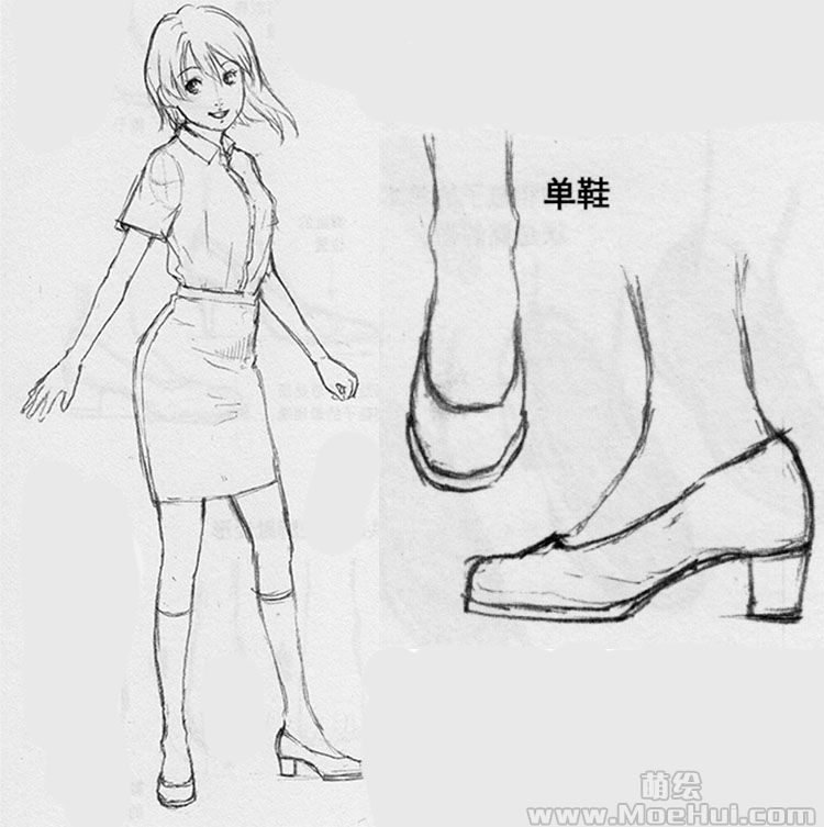 漫画服饰造型-35.学画鞋子