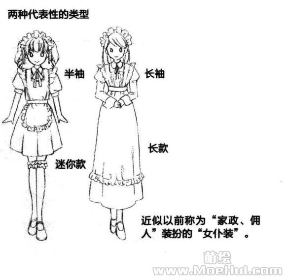美少女角色设计-12.打工场景的服饰设定