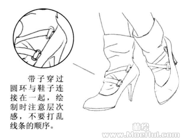 漫画服饰技法-鞋的绘制