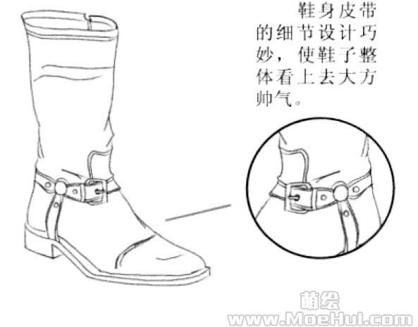 漫画服饰技法-鞋的绘制