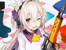 [会员][画集]メロンブックス - TRIGGER - 銃火器と少女[19P]