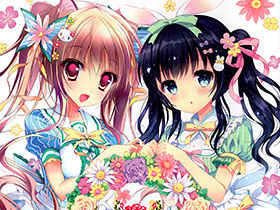 [会员][画集][二十極秘屋、W.label (師走ほりお、和錆)]Floral animals[10P]