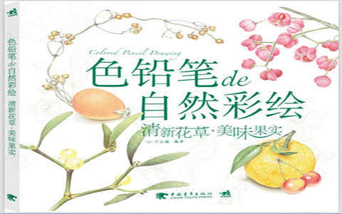 [彩铅教程]色铅笔de自然彩绘 清新花草 美味果实[106P]