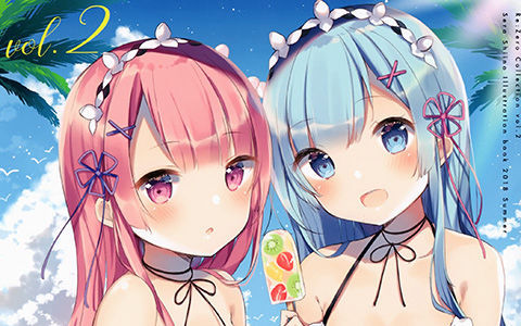 [会员][画集][Gelatin＊ (椎野せら)]Re Zero Collection vol.2[10P]