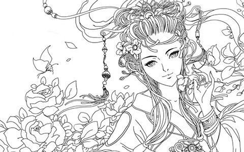 [新手练习线稿]古风线稿集VI[50P]