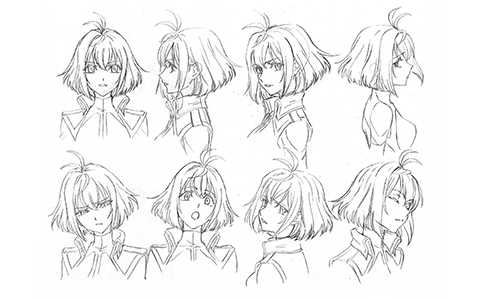 [会员][线稿集]CROSS ANGE 天使与龙的轮舞 动画资料设定线稿集[134P]