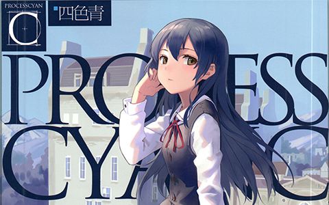 会员 画集 弍維鏡像 幻象黑兔 四色青 58p 萌绘