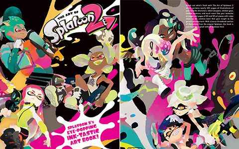 [会员][画集]The Art of Splatoon 2 喷射战士2设定集[230P]