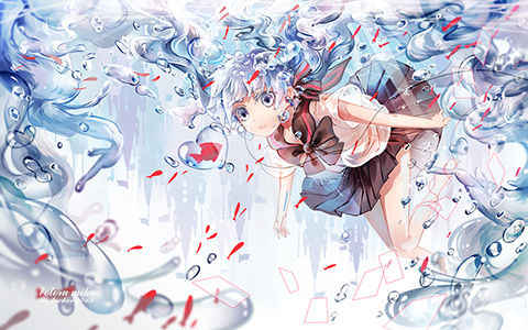 [会员][VOCALOID]瓶初音(bottle miku 瓶miku) 高清图片CG包[691P]