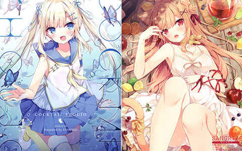 [会员][画集][うさぎ号 (ほし)]COCKTAIL SHOUJO[12P]