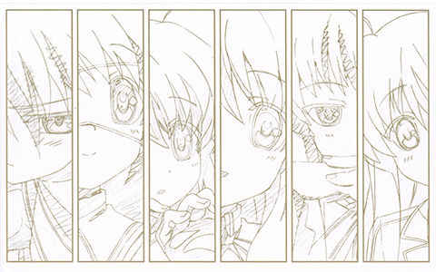 [会员][线稿集]Rewrite 动画原画集[68P]