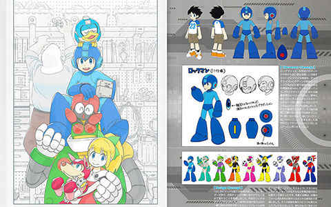 [会员][画集]Rockman(洛克人)11 设定画集[66P]