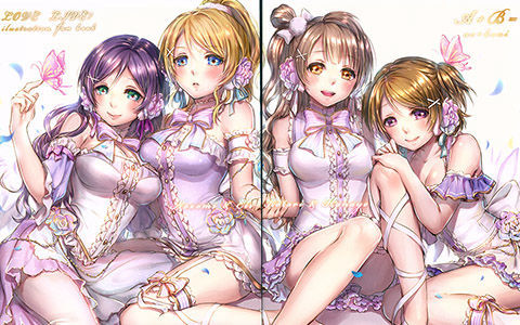 [会员][画集][A+B= (青紅)]LOVE LIVE! ilustration fan book[18P]