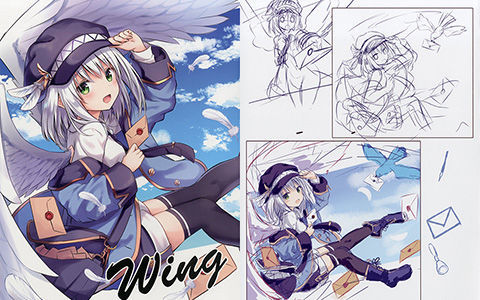 [会员][画集][CrerpSucre (くれ～ぷ)]wing[17P]