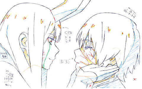 [会员][线稿集]DARLING in the FRANXX 名場面原画[57P]