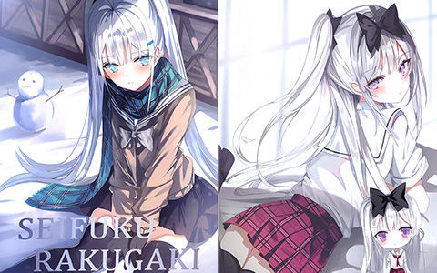 [会员][画集][GreeNNight (GreeN)]SEIFUKU RAKUGAKI[10P]