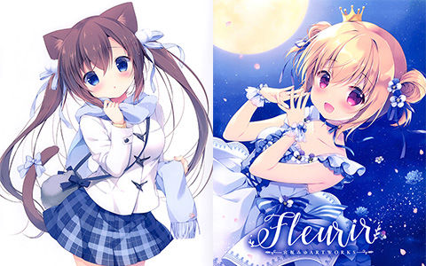 会员][画集]Fleurir -宮坂みゆART WORKS-[150P] | 萌绘