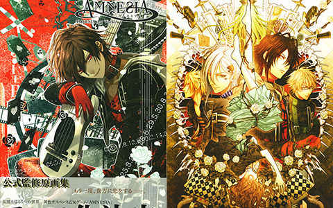 [会员][画集][花邑まい(花邑舞)、夏目ウタ]AMNESIA失忆症 插画集[208P]