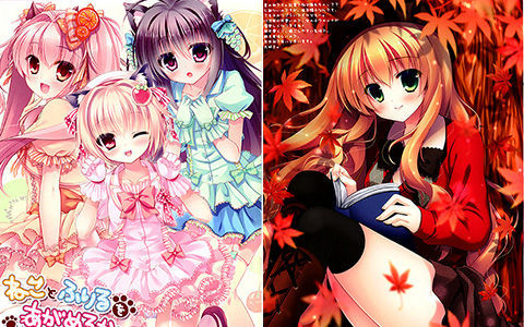 [会员][画集][るび様、みずき佑真、六九導イツキ]ねことふりるをあがめるかい[06P]