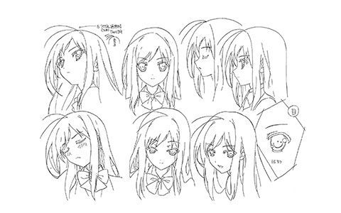 [会员][线稿集]加速世界 动画线稿原画集[63P]