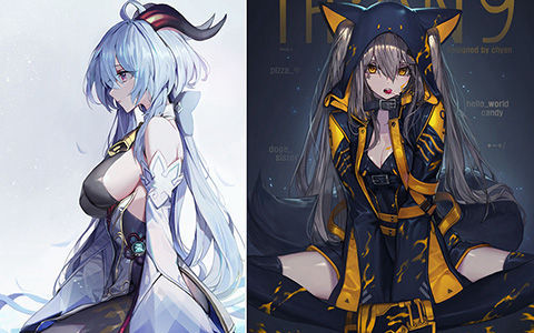 [会员][Chyan(chyaan11)]Pixiv+推特图片包[196P]