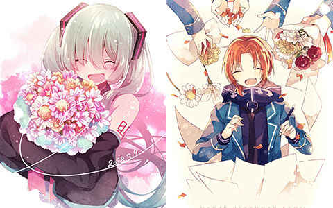 [会员][葉桜ちこり(hazakurachikori)]PIXIV图片包[325P]
