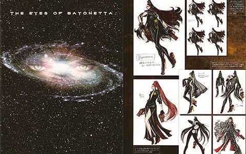 [会员][画集]猎天使魔女 设定画集 The Eyes of Bayonetta[224P]