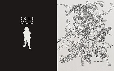 [会员][线稿集][金政基]2016 Sketch Collection[450P]