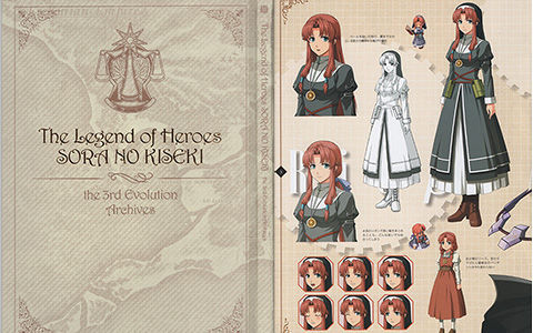 [会员][画集]英雄传说 空之轨迹3rd 进化版 设定集[66P]