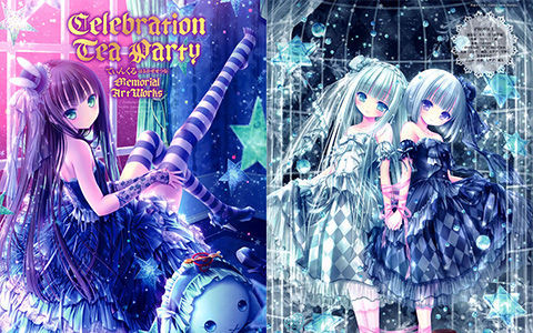 [会员][画集][てぃんくる]Celebration Tea Party てぃんくる-はるかぜせつな- Memorial ArtWorks[132P]