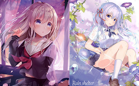 [会员][画集][北極大陸 (白クマシェイク)]Rain shelter -Sirokuma Illustration vol.3-[23P]