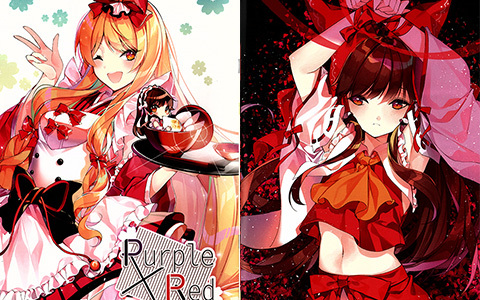 [会员][画集][Drink it!、少女恋歌 (オード、シノバ)]Purple×Red[22P]