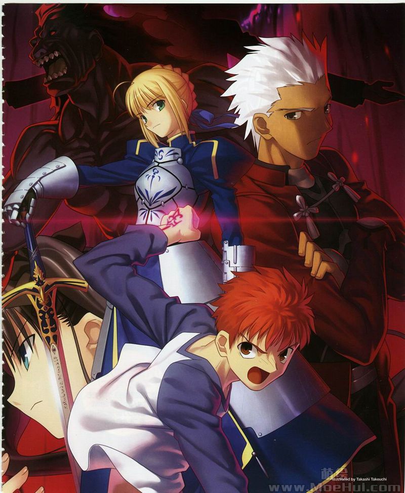 [会员][画集]fate unlimited guide 2006年2月号 コンプティーク2月号