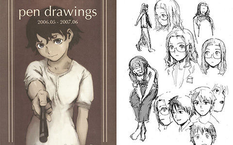 [会员][画集][安倍吉俊]Pen Drawings 200605-200706[108P]