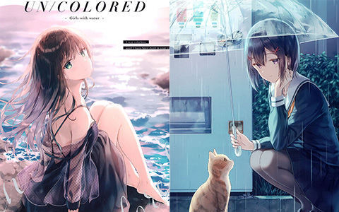 [会员][画集][HitenKei (Hiten)]UN／COLORED[18P]