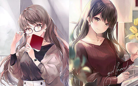 [会员][画集][もふまる屋 (かがちさく)]GIRL FRIEND 4[21P]