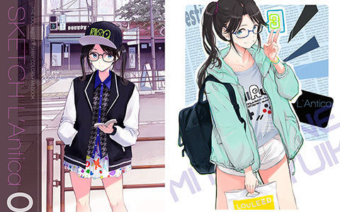 [会员][画集][米と水の割合 (尾ノ上)]SKETCH L'Antica 01[18P]