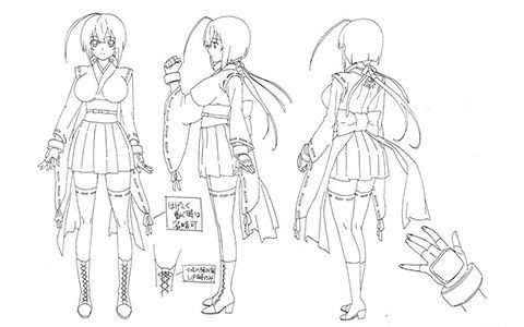 [会员][线稿集]鹡鸰女神 动画资料设定线稿集[296P]